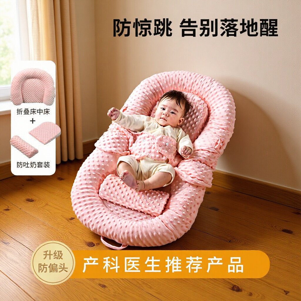 跨境婴儿床中床便携可移动宝宝儿惊跳安抚仿生落地防压睡厂家直发
