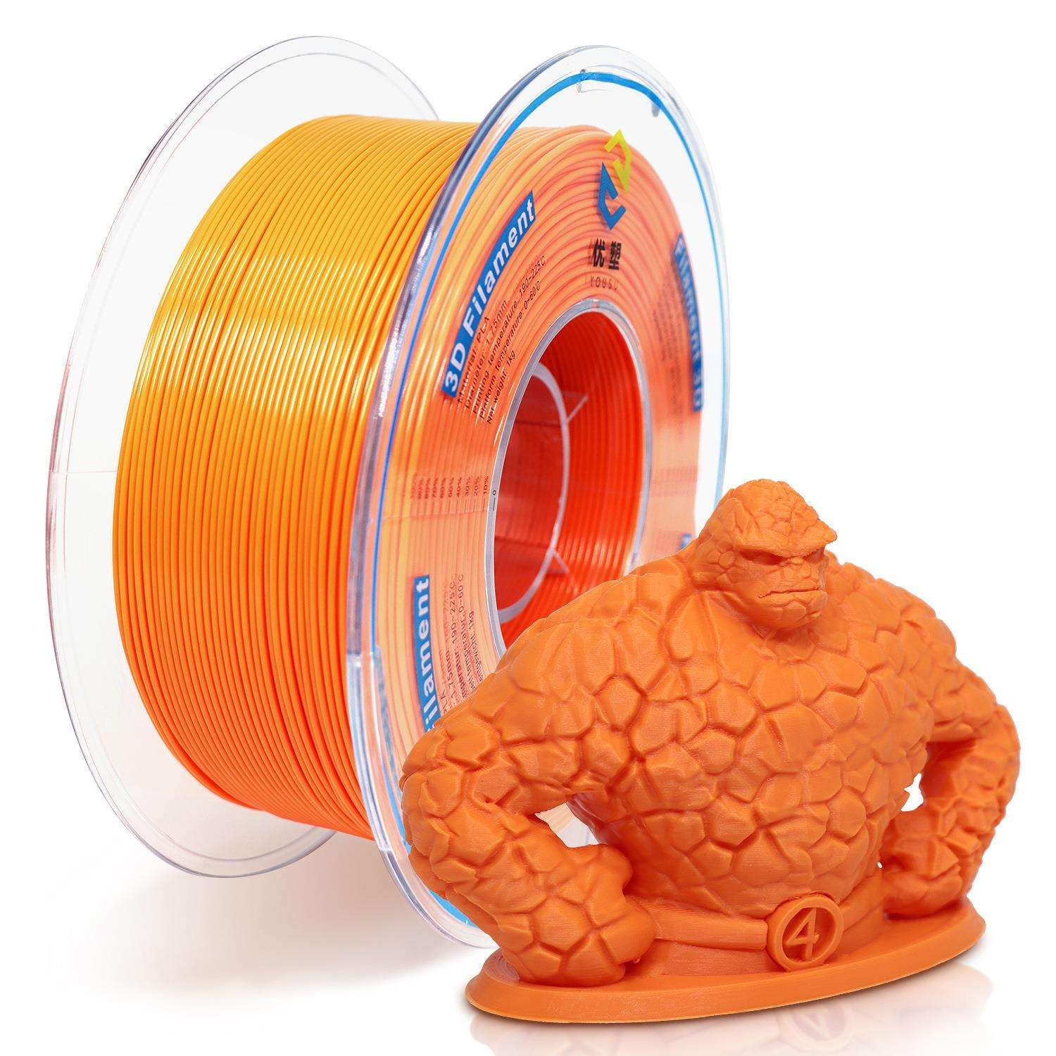 3d打印PLA耗材1.75MM 1KG不拉丝不堵头进口原料多种颜色优塑模型