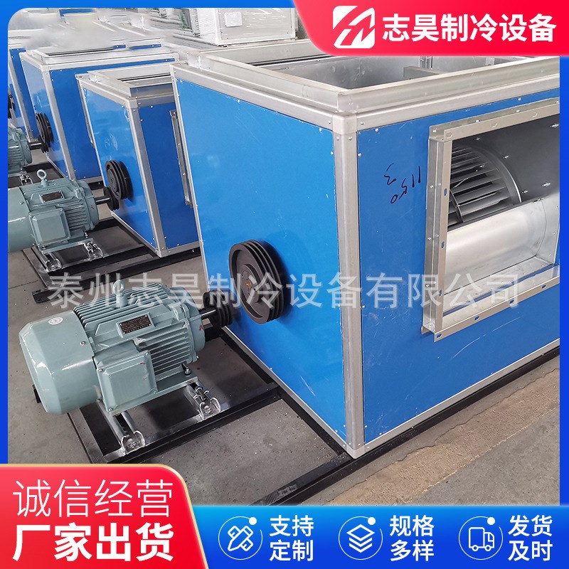 HTFC低噪音排烟风机箱 酒店厨房排烟柜式外转子离心风机箱