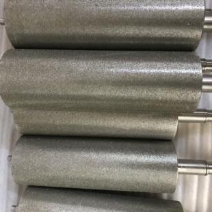 金刚砂卷标机轴轮，压标签电镀金刚砂轮，目数齐全砂粒均匀耐磨