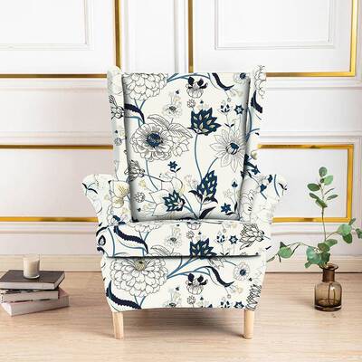 2pcs印花弹氨纶椅柔老软贴合虎凳子套可水洗家具保护套带YHLHD-01