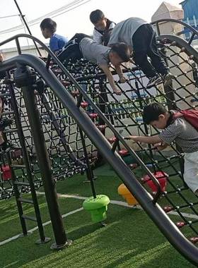 户外拓非标设备27042儿童练体能爬网能展小区体游乐场游乐训设备攀爬网