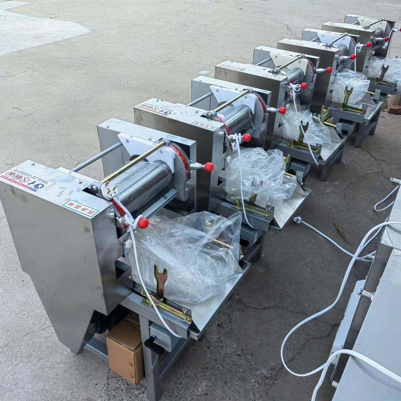 面条机皮商用型大全400自动6组爬挂面机家用饺子包子皮压面杆机