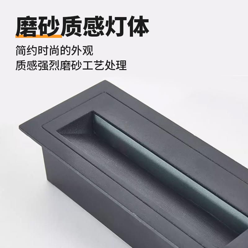 热销LEDLC98566脚灯嵌入式过灯墙地角灯防水台阶灯楼梯踏步户外道