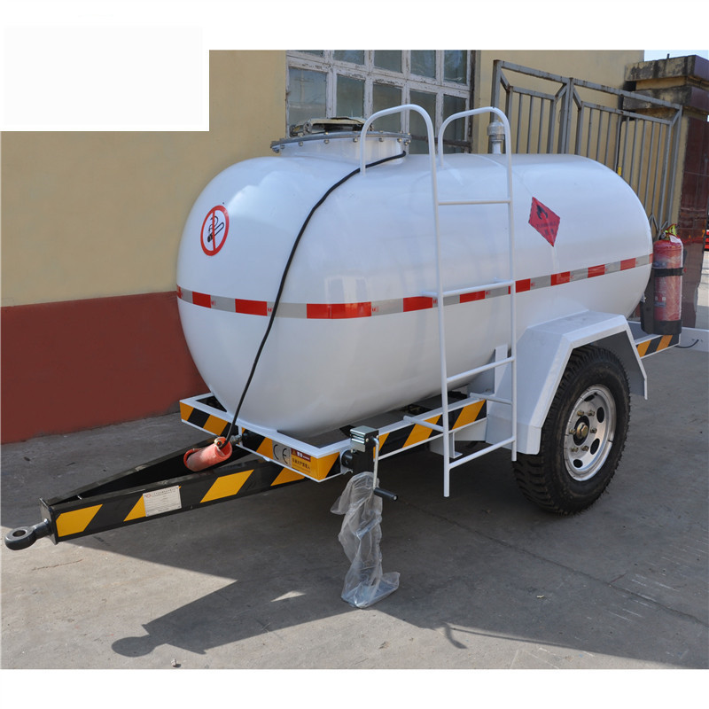 2吨柴油油罐拖车 航空煤油油罐拖车 各种水罐拖车 园林洒水罐车