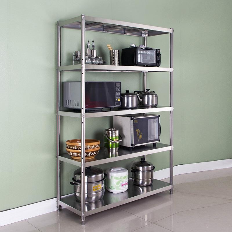 纳cs不锈钢置物用架五层加厚架厨房家阳台529收架酒店架厨具落地