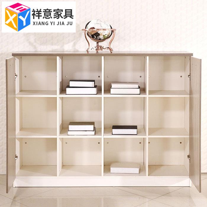 办公柜子3柜矮柜组办公具文代件柜合书柜现简约资料柜家落地置物