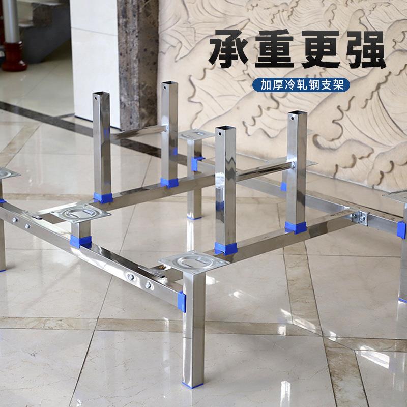 学校食堂长凳YC-016店餐圆不锈钢桌企业快餐连体餐桌椅凳长餐桌厂