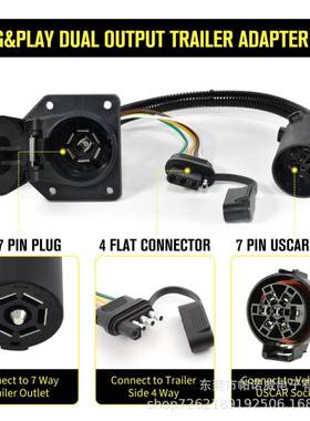 556644美0955式针+7拖车c线束768配原车针接总头汽车长度49m