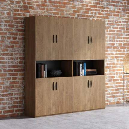 件资料柜办公办公室柜子落地文式收柜HY-108纳柜储物柜木质档柜案