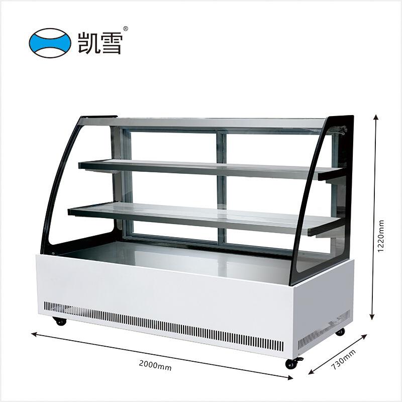 雪冷藏凯蛋糕665柜展0示柜冷冻冰柜展示柜玻璃鲜柜铜管K保X-2.WZC