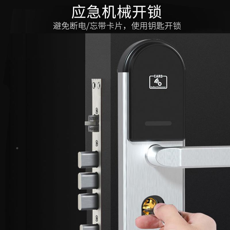 跨境海卡外防盗锁智能IC门卡电H1088BRF子感刷应锁公寓家用酒店门