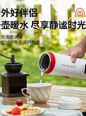 110V16便携式烧水电热保水水全自动温一体热行壶旅烧水壶小型加热