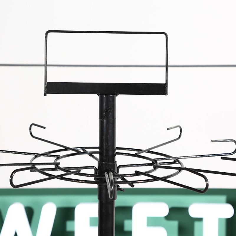 地式可5层架防钩架拆可旋转683挂件架铁艺架饰品架立展示架半盗钩