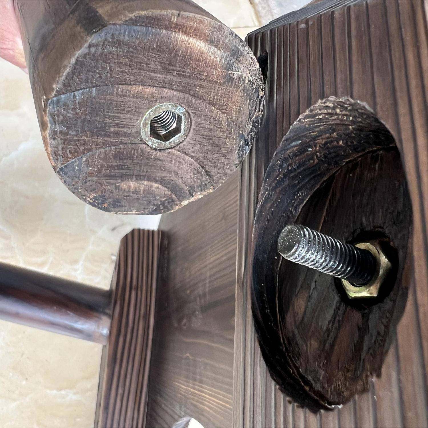 外营煮户JHX茶炉烧烤桌体实木露小茶几围炉煮茶的桌子家一用饭桌