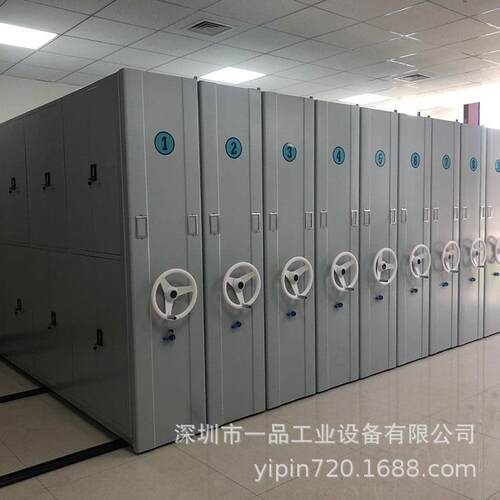 苏州移道动集架架轨式资料文件书柜手动电YP-MJG03动密集柜密档案
