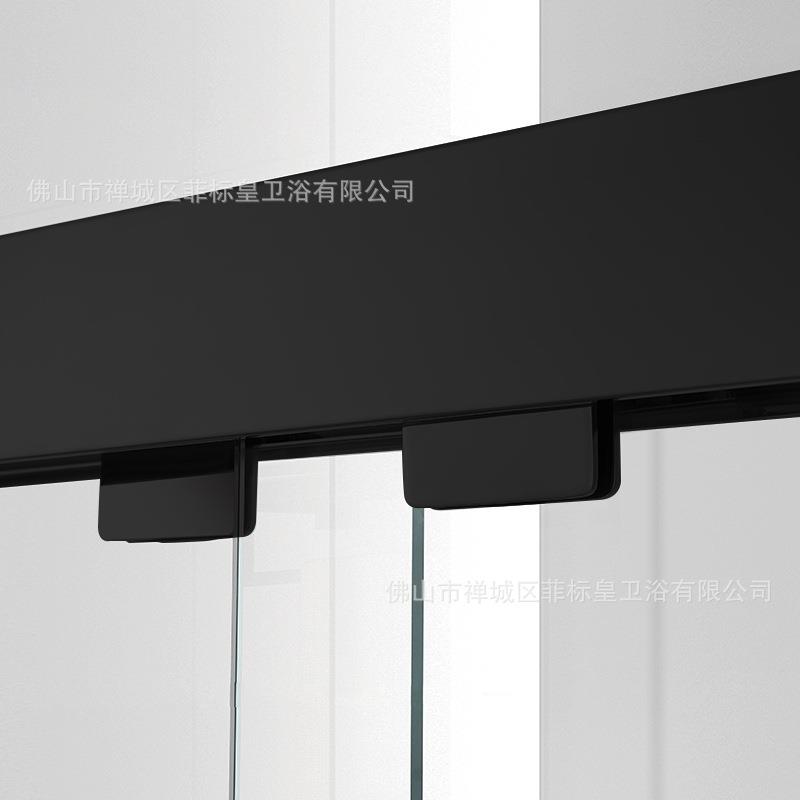 一字型双移门干淋房一体式隔断玻璃门湿分离沐室浴卫浴生间327厂