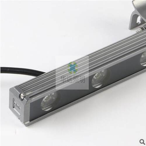 le墙d洗灯1W洗墙灯RGB户外防水形灯轮HY-XQD-0廓灯8低压条洗墙灯