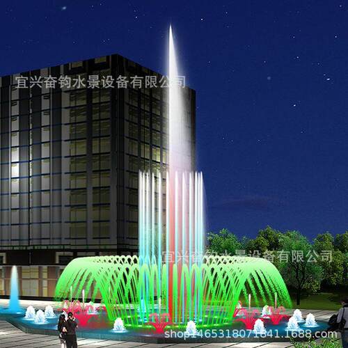 厂花家承接181程喷泉喷头工程室公内旱式广场园园水景控设备波光