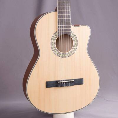 新39寸无标无款牌古典吉云杉椴木i吉他gutar琴行学他校39寸云杉乐