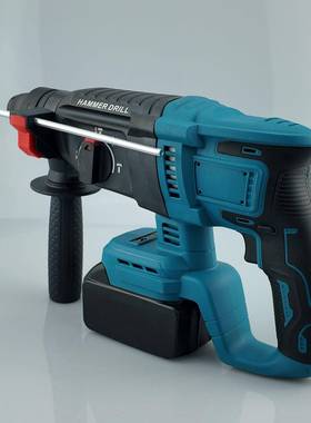 跨YGY境无锂电电刷锤定多功能工业冲级击钻混凝土电稿冲击钻电锤