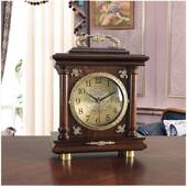 台式 座钟钟静音钟时尚 坐钟摆客厅桌111面钟时钟中0式 225床头新款