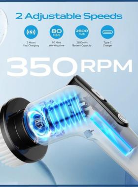 能跨境多功手长持电动清洁刷缝隙TXS-XDJ柄清洁厨房厕所旋转短俩