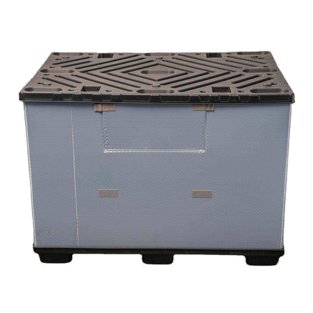 博轩1600大型折物流箱叠汽零部件围板箱车大型可环XKV循周转箱