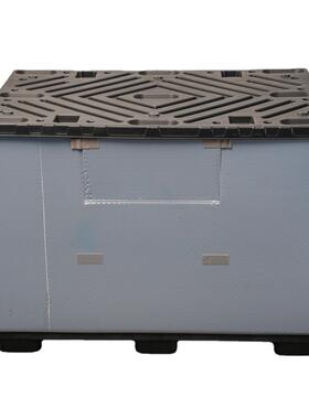 博轩1600大型折物流箱叠汽零部件围板箱车大型可环XKV循周转箱