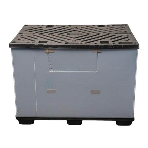 博轩1600大型折物流箱叠汽零部件围板箱车大型可环XKV循周转箱