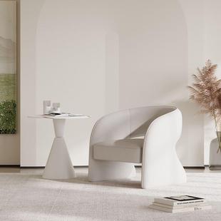 待创单意HXdy2023网红人沙发客厅简约现代设计师休闲接沙椅洽谈桌