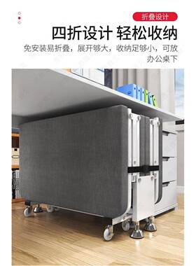 折叠午床JDY-1826单人办公室睡成简易便携人陪护四床折床家用硬板躺椅小床