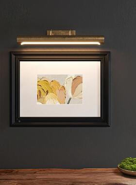 打复古画廊照画工灯镜业风客厅照画壁灯酒店画灯古铜色WL002卫生