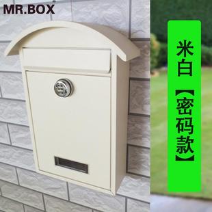 创意可CXY爱单小信箱室纳迷你意见箱信件卡片账收箱奶箱钥外匙密
