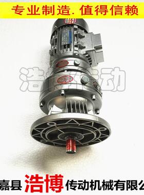 厂直销微速型摆线减-机WBE10651家510双轴VBT型不带电机做连接法