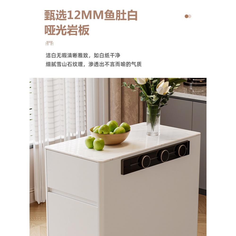 小GKV岛台单柜小尺寸房窄岛台餐移桌一体厨可动单独中岛台单岛中