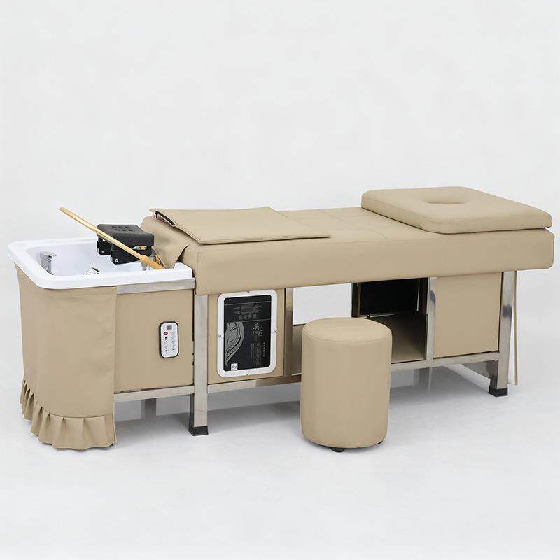 全自动头智能电动按摩疗洗头床水循环熏蒸发店美发810理发廊专用泰式