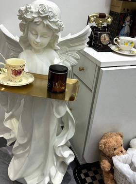 欧式天托盘摆件客厅沙发电视XPP柜使关玄雕旁边落地塑家居卧室装