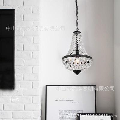 亚马供货浪水LLS漫约晶岛台吊灯美式新古典客厅酒店大厅孙简水晶
