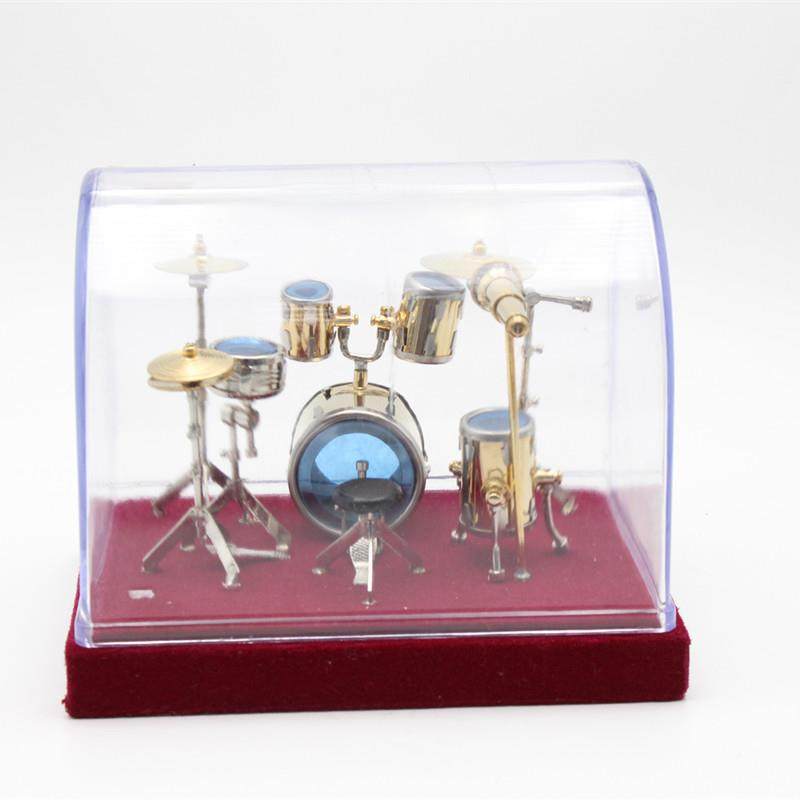 dollhouse娃娃真屋JDKKP迷你仿微缩模型OB11乐器铜摆件B架子制鼓