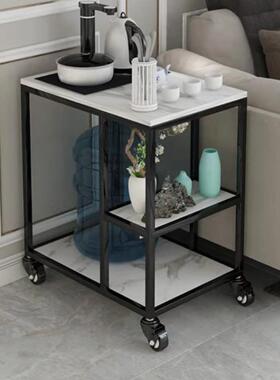 简角厅现代大理石OLZ小茶几轻奢沙发边几约边柜岩板茶桌客家用几