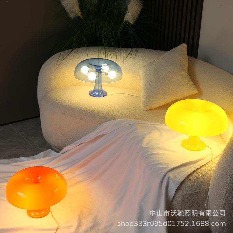 爆款工厂直供床UMS丹麦蘑菇台灯现代简读约酒店卧室头阅台装饰灯