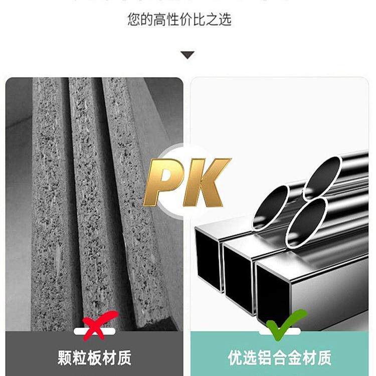 厨602房间吊柜太空铝壁柜铝金阳台墙储物收纳柜卫生合挂墙吊柜可