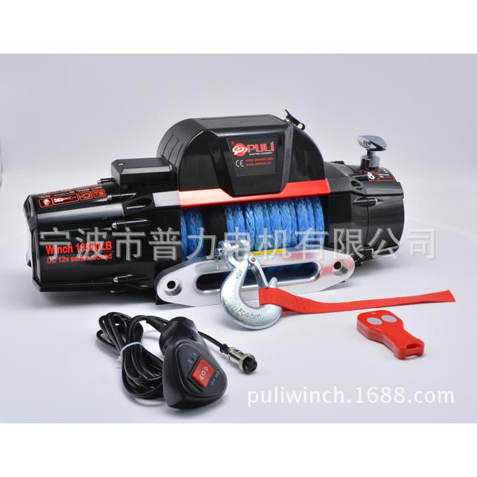 尼绳电动绞盘变形刚体龙款一体机1ZRJ3金50连0磅合成绳汽车绞盘