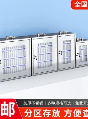 手保管箱挂不锈钢密码锁学存生VXT员工墙式机收纳箱柜放