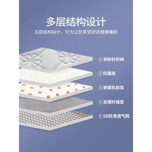 乳胶生床垫软M7R45R84垫家用宿舍学单人褥子榻榻米垫子绵垫海房租