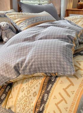 加厚磨毛被套单3件1500x20冬季2025新款宿舍单人OGU被罩020x20四