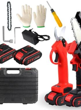 你电IBW锯链动锯电动伐木小型电动修枝园林树迷枝剪电修枝锂电剪