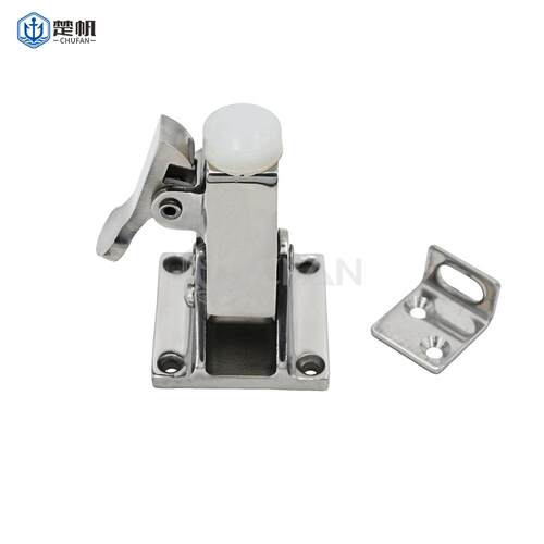 船阻用门顶可调角度PHY1241碰门可门调式门钢顶304不锈定门器PH1246加厚