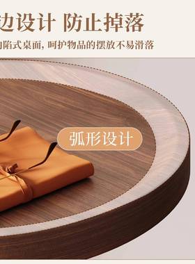 中古风头柜沙发床户80279几卧室家用小型床边多层圆边形